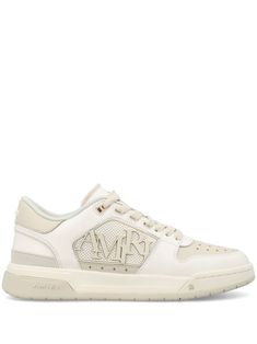 beige leather mesh panelling appliqué logo logo plaque at the tongue branded heel counter round toe perforated toebox front lace-up fastening branded insole flat rubber sole Sporty Custom Cream Sneakers With Perforated Toe Box, Luxury Sneakers With Embossed Logo For Streetwear, Designer Streetwear Sneakers With Perforated Toe Box, Luxury Sneakers With Perforated Toe Box For Streetwear, Cream Sneakers With Embossed Logo For Streetwear, Designer Sneakers With Round Toe And Perforations, Sneakers With Embossed Logo And Round Toe, Luxury Sneakers With Perforations And White Sole, Cream Sneakers With Embossed Logo And Round Toe