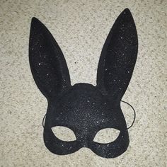 New Glitter Masquerade Bunny Mask, Halloween Mask, Nwt, Still In Bag, Halloween Costume. Bunny Mask Halloween, Playboy Bunny Costume, Rhinestone Face Mask, Missoni Scarf, Chanel Glasses, Mascaras Halloween, Bunny Mask, Mask Template, Face Jewellery