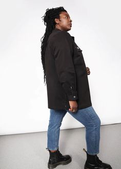 The Essential Shacket - Wildfang Gender Neutral Clothes, Jacket Shirt, Drawstring Pants, Metal Hardware, Shirt Jacket, Chest Pocket, 404 Not Found, Work Wear, Bomber Jacket