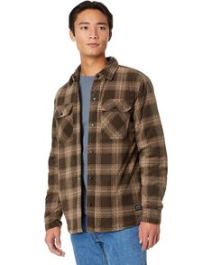 Volcom Bowered Fleece L/S | Zappos.com Fall Flannel Outerwear With Snap Buttons, Long Sleeve Flannel Shirt With Snap Buttons For Fall, Flannel Outerwear For Fall Outdoor Activities, Winter Cotton Shacket With Button Closure, Casual Long Sleeve Shacket With Patch Pockets, Casual Cotton Fleece Jacket With Pockets, Winter Flannel Shacket For Outdoors, Winter Flannel Shirt With Button Closure For Everyday, Winter Flannel Shirt For Everyday Wear