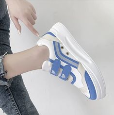 Riczy Women's Spring Fashion Sneaker Shoes | Ultrasellershoes.com – Ultra Seller Shoes Casual Platform Sneakers With Closed Toe, Casual Closed Toe Platform Sneakers, Trendy Spring Platform Sneakers With Closed Toe, Trendy Cushioned Sneakers With Closed Toe, Trendy Closed Toe Canvas Shoes With White Sole, Trendy Canvas Shoes With White Sole, Closed Toe, Trendy Cushioned Closed-toe Sneakers, Trendy Cushioned Skate Shoes With Round Toe, Trendy Skate Shoes With Cushioned Footbed And Round Toe