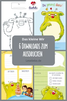 Auf dem Bild sieht man die Downloads vom kleinen Wir Kindergarten Portfolio, Teacher Aesthetic, Primary School Teacher, School Materials, Kindergarten Lessons, Future Jobs, Beginning Of The School Year, School Inspiration, New Class