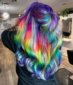 Hair Color Crazy, Hair Colours, Hair Color And Cut, Hair Coloring, Hair Dye Colors, Color Inspo, Rainbow Hair