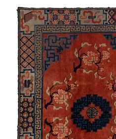 For Sale on 1stDibs - This is a breathtaking antique Tibetan rug dating back to the 1900s. The rug is in pristine condition and its intricate design features a stunning medallion Tibetan Carpet, Tibetan Rug, Tibetan Rugs, Asian Rugs, Carpet Vintage, Intricate Design, Nepal, Rugs On Carpet, Design Features