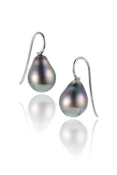 Gold & Pearl Earrings - These gorgeous Tahitian pearls are the perfect everyday earring. The soft gray background is highlighted with delicate green and rose, giving these pearls a glow. Due to the nature of the natural materials, each pair will vary slightly. Gold ear wires. Pearl Wire Earrings, Pink Pearl Jewelry, Pink Pearl Earrings, Artful Home, Gold Pearl Earrings, Tahitian Pearls, Everyday Earrings, Pink Pearl, Gold Drop Earrings