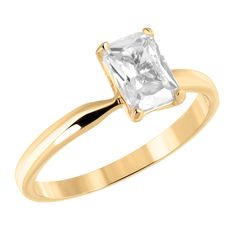 Built under pressure and near indestructible, the radiant diamond is a symbol of strength. A clear symbol of your brilliance, strength, and resilience. 14kt Gold Plated Water Resistant Classic Gold Diamond Ring With Si Clarity, Anniversary Jewelry With Si Clarity And Emerald Cut, Si Clarity Emerald Cut Jewelry For Anniversary, Classic White Gold Diamond Ring Si Clarity, 14k Gold Solitaire Ring With Radiant Cut, 14k Gold Solitaire Diamond Ring With Radiant Cut, Classic Diamond White Jewelry With Si Clarity, Classic Jewelry In Diamond White With Si Clarity, Formal Gold Diamond Ring Si Clarity