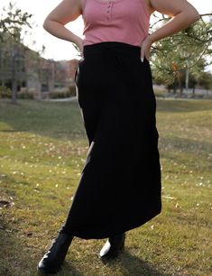 Wear something that always works! This perfect casual skirt is comfy and is the best to wear up or down. This gorgeous skirt has a has a front tie and pockets that everyone loves! Model is wearing size XLarge True to size, standard fit Material 57% Polyester 38% Rayon 5% Spandex Measurements 1X - 17" Waist 2X - 18" Waist 3X - 19.5" Waist Shipping & Returns Click here to learn more about Shipping and Processing Click here to read our Return Policy Polka Dot Pencil Skirt, High Quality Leggings, Harem Shorts, Ruffle Tank Top, Cool Graphic Tees, Pocket Leggings, Shopping Day, Casual Skirt, Sale Event