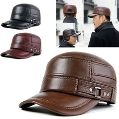 Specification: Made of high quality  100% brand new. Color : Black , Brown,Red Details: Material:first quality cowhide Size:Hat circumference: L（56-57cm） adjustable XL（58-59cm） adjustable XXL（60-61cm） adjustable    Packing Included:  1pc of hat Note: Due to the different monitor and light effect, the actual color of the item might be slightly different from the color showed on the pictures. Thank you! Payment： We accept paypal. Please pay us within 2 days after you won all.The items are well-packed with bubbled packages and ready to be shipped to your PayPal registered address within 2 day after your completed and cleared payment. Please make sure your address in PayPal is matched with your shipping address before pay.   Shipping： We ship all items within 2 days upon receipt of payment(exc Mens Joggers Outfit, Adventure Shoes, Leather Jacket Men Style, Leather Hat, Leather Hats, Leather Cap, Mens Joggers, Leather Jacket Men, Leather Fashion