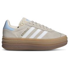 Gazzeleadidas Shoes, Adidas Gazelle Aesthetic, Aesthetic Shoes Sneakers, Platform Gazelle, Sambas Adidas Women, Cute Trendy Shoes, Gazelle Outfit, Gazelle Bold Shoes, Tan Adidas