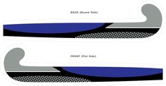 two blue and gray surfboards are shown in the same pattern, one is white