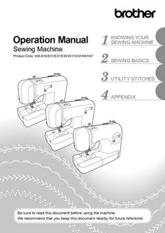 instruction manual for brother sewing machine