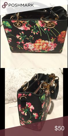 floral printed bag LA three fashion floral printed bag Bags Mini Bags Spring Formal Satchel With Double Handle, Rectangular Satchel For Spring Formal, Rectangular Satchel For Spring Formal Events, Elegant Floral Print Shoulder Bag For Spring, Spring Formal Rectangular Satchel, Elegant Multicolor Box Bag With Removable Pouch, Spring Evening Satchel Shoulder Bag, Multicolor Floral Print Top Handle Shoulder Bag, Elegant Multicolor Box Bag For Everyday Use