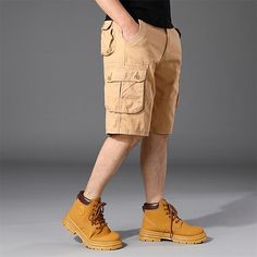 Category:WE-Pants; Season:Summer; Fabric:100% Cotton; Gender:Men's; Style:Classic,Casual,Fashion; Occasion:Daily,Going out,Outdoor,Streetwear; Fit Type:Regular Fit; Function:Wearable; Waistline:Mid Waist; Pattern:Plain; Design:Button,Multi Pocket; Pants Type:Shorts,Cargo Shorts,Tactical Shorts; Fly Type:Zipper; Front page:FF; Listing Date:04/26/2024; Production mode:External procurement; Hips:; Length:; Waist:; Pants Length:Short Khaki Short Length Cargo Pants For Outdoor Activities, Khaki Short Length Cargo Pants For Outdoor, Outdoor Short Cargo Pants, Casual Cargo Pants With Built-in Shorts For Hiking, Short Length Cargo Pants For Outdoor Activities, Solid Cargo Pants With Built-in Shorts For Outdoor Activities, Cargo Pants With Built-in Shorts For Outdoor Activities, Summer Hiking Cargo Pants With Cargo Pockets, Summer Cargo Pants With Pockets For Hiking