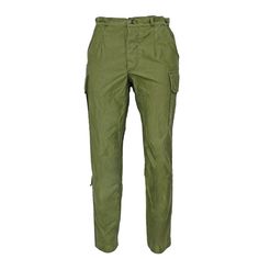 The Dutch Army 6 pockets trouser in olive green is a military pants that are typically made from durable and rugged materials to withstand tough outdoor conditions. The trousers feature six pockets, two on the front, two on the back, and two on the sides, providing ample space for carrying essential items. The olive green color is a popular choice for military-style clothing, providing a natural, earthy tone that blends well with various environments. These trousers are designed for comfort, mob Olive Military Cargo Pants With Multiple Pockets, Olive Cargo Pants With Pockets For Workwear, Utility Olive Cargo Pants With Side Pockets, Olive Utility Cargo Pants With Side Pockets, Olive Utility Bottoms With Cargo Pockets, Olive Straight Leg Utility Cargo Pants, Green Cargo Pants With Multiple Pockets For Work, Olive Cargo Pants For Work, Tapered Leg Cargo Pants With Pockets For Outdoor Work