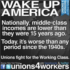 a poster with the words wake up america