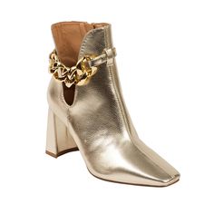 Very Stylish And Retro Women Boots. It Is Warm And Suitable To Wear In The Fall, Winter, And Spring. It Has Modern And Edgy Look With A Party Vibe. You Will Be The Center Of Attention Wearing These Boots The Heels Are 3.25 Inches Tall Available In Various Sizes Winter Boots Women, Ankle Boots, Winter Boots, Gold Ankle Boots, Gold Booties, Gold Boots For Women, Fall Boots, Womens Fashion Boots Gold Boots With Block Heel For Spring, Gold High Heel Trendy Boots, Trendy Party Booties With Block Heel, Chic Gold Ankle-high Boots, Bold Ankle-high Boots For Fall, Trendy Gold Boots For Fall, Glamorous Ankle-high Boots For Fall, Bold Heeled Boots For Fall Party, Trendy Gold Boots For Spring