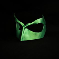 Green Halloween Cosplay Mask, Green Halloween Costume Party Mask, Green Costume Accessories For Cosplay Events, Green Halloween Masquerade Mask, Green Halloween Masquerade Mask And Prosthetics, Green Eye Mask For Masquerade, Green Masks And Prosthetics For Halloween Costume Party, Green Lantern Mask, Green Lantern Cosplay