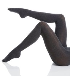 Slip into these comfortable knit tights to help keep the chill off! Made of polyester, cotton and spandex. Two-ply stretch knit waistband hugs you comfortably. Smooth, opaque sweater knit panty and legs. Heel pocket. Reinforced toe seam. Sewn-in cotton crotch panel is unlined. MeMoi Women's Flat Knit Sweater Tights in Grey (MO-325) | Size Large/XL | HerRoom.com Sweater Tights, Garter Skirt, Grey Tights, Winter Tights, Knit Tights, Pink Lace Bra, Tight Sweater, Gray Sports Bra, Silk Lingerie