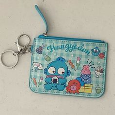 New. Pu Leather. Cute Blue Wallet With Card Slots, Blue Pouch Wallet, Blue Pouch Wallet For Personal Use, Blue Travel Coin Purse, Cute Blue Rectangular Wallet, Blue Coin Purse With Card Slots For Gift, Portable Blue Pouch Wallet, Cute Blue Rectangular Coin Purse, Cute Blue Wallets For Gifts