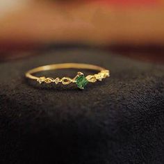 Dainty Emerald Promise Ring, Natural Emerald Ring Gold, Tiny Emerald Ring, May Birthstone Ring, Emerald Engagement Ring, Birthday GiftsFeatures• Made to Order. • Material: 18k solid gold, around 0.8g• Gold Color: Yellow Gold, white gold or rose gold• Stone Type:Green Emerald: 0.10ctGenuine Diamond: 0.04ct• Ready to Ship in 10 to 15 Business Days Want to find out more? Check out my shop https://www.etsy.com/shop/ZoeJewelryStudioThank you for taking the time to look at my shop. I hope you enjoy my Dainty Emerald Jewelry, Minimalist Engagement Ring Green, Emerald Promise Ring Simple, Emerald Cut Ring Dainty, Promise Rings For Her Green, Promise Ring Vintage, Simple Green Ring, Small Green Ring, Simple Gold Ring With Stone