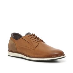 Mix No. 6-Braiden Oxford You can't go wrong with the classic style of the Braiden oxford from Mix No. 6. This lace-up features a subtle textured upper with a contrasting midsole for modern appeal. Brown Low-top Lace-up Shoes For Business Casual, Brown Leather Oxfords With Textured Sole For Business Casual, Oxford Lace-up Shoes For Business Casual In Spring, Brown Workwear Sneakers With Textured Sole, Formal Brown Low-top Lace-up Shoes, Low-top Oxfords For Business Casual In Spring, Brown Low-top Lace-up Shoes For Formal Occasions, Brown Plain Toe Sneakers For Business Casual, Brown Oxfords With Perforated Toe For Business Casual