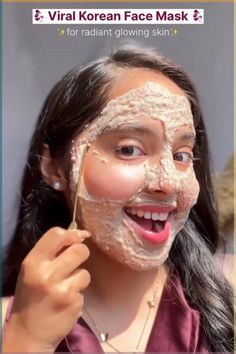 Korean face mask #face mask Face Mask For Clear Glowing Skin, Korean Face Mask Homemade, Bridal Skin Care Routine, Face Mask For Glowing Skin, Reduce Face Fat, Bridal Skin Care, Beginner Skin Care Routine, Clear Face Mask, Homemade Wrinkle Cream