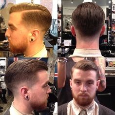 1960 Hair, Pompadour Men, Barber Haircuts, Hair Trends 2015, Gentle Man, Classic Haircut, Mid Fade, Undercut Pompadour, Disconnected Undercut