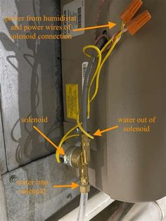 an electrical panel with wires connected to it and some other parts labeled in the diagram