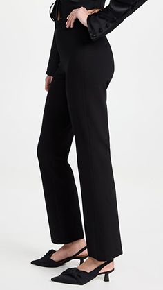 Rag & Bone Irina vPonte Pants | SHOPBOP Silk Blouses, Ponte Pants, British Style, Silk Blouse, Urban Fashion, Rag & Bone, Black Pants, Timeless Fashion, Vietnam