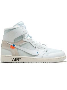 Jordan x Off-White Air Jordan 1 "Euro Release" Sneakers - Farfetch Jordan 1 Off White, Yeezy 750, Jordan Off White, Gentlemen Wear, Sneakers Jordan, Buy Jordans, Designer Trainers, Ur Mom, Jordan Air