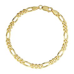 Circumference: 8 1/2 InchJewelry Closure: Lobster ClaspLink Construction: HollowStone: No StoneMetal Color: YellowChain Length: 8 1/2 InchChain Width: 4.93 MillimetersChain Gauge: 012Metal: 18k GoldChain Construction: FigaroCare: Polishing ClothCountry of Origin: Imported Bracelets Chain, Chain Bracelets, Figaro Chains, Figaro Chain, Watch Chain, Chain Bracelet, Jewellery And Watches, Gold Bracelet, 18k Gold