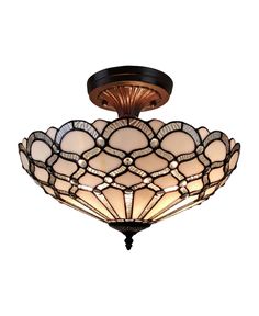 This lamp also makes an excellent addition to your entryway to welcome guests with a warm retro vibe. This beautiful tiffany-style piece contains hand-cut pieces of stained glass, each wrapped in fine copper foil. Tiffany Light, Entryway Light Fixtures, Tiffany Style Lighting, Stained Glass Chandelier, Tiffany Style Lamp, Metal Ceiling Lighting, Entryway Lighting, Kitchen Light, Gray Man