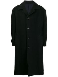 circa 1980s black wool notched lapels front button fastening two front welt pockets long sleeves buttoned cuffs Condition: EXCELLENT. This previously owned item is in near-perfect condition with no signs of damage or use. Coat Design, Previous Life, Coat Black, Comme Des Garcons, Black Wool, Chester, Black Coat, Welt Pockets, Mens Coats