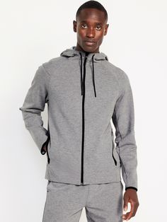 drawstring hood long sleeves full zipper bonded zip pockets go-dry wicks moisture breathable relaxed fit hits at hip model is approx.  6'1" and wears size mmachine wash according to the care instruction label  . Best Holiday gift for Men , perfect Hoodies for Christmas! Functional Sports Hooded Jacket, Technical Track Jacket With Drawstring Hood, Sporty Sweat-resistant Outdoor Hoodie, Technical Winter Hoodie For Gym, Functional Hooded Jacket For Gym, Technical Winter Gym Hoodie, Technical Sports Hooded Jacket With Adjustable Hood, Technical Sports Hooded Jacket, Urban Hooded Jacket With Drawstring For Gym