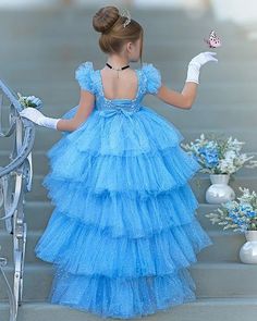 sparkle blue jewel neckline high low ruffled girls pageant dress Love Daughter, Sequin Sleeve, Girls Pageant Dresses, Jewel Neckline, Pageant Dress, Pink Pearl, Pink Candy, Blush Pink, Dresses Online