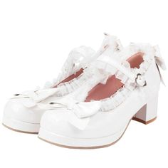 PRICES MAY VARY. HEEL Measures Approximately: 1.96"/5cm,platform:1.5cm/0.59". Outer Material:Synthetic; Inner Material:Manmade; Closure Type:Buckle Color:Black,White,Pink,Green,Yellow,Purple.all colors for lolita shoes/cosplay shoes/kawaii shoes.best cute shoes for you. These cute and sweet shoes will match any outfit you wear. like cospaly dresses,skirts,capris and shorts.It can provide you with the best wearing experience. Suitable for occasion: This pair of shoes can be adapted to any of your Lace Shoes, Bridal Wedding Shoes, Cosplay Shoes, Shoe Tags, Patent Shoes, Platform Heels Chunky, Womens Wedding Shoes, Mary Jane Heels, High Quality Shoes