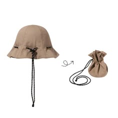 This HAT & BAG BY CONVERSION is a perfect accessory for any outing. Featuring 100% Cotton, cotton twill taping, a quilted brim, and a bungee-style drawstring at the back face, it offers sun protection and breathability. An adjustable inner headband ensures a comfortable fit - it ranges from 56cm to 59cm. Easily convertible from a hat into a bag, this hat will be your reliable companion at any time. Casual Beige Canvas Bucket Hat, Casual Adjustable Hats, Convertible Fashion, Bucket Hat Pattern, Hat Bag, Concept Clothing, Hair Brands, Mr Style, Love Hat