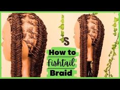 How to do a Fishtail Braid | Easy & Simple | Dreadlock Hairstyles - YouTube Sisterlocks Styles, Hairstyle Youtube, Hair Twist, Twist Styles, Fishtail Braid, Hair Twist Styles, Sisterlocks, Dreadlock Hairstyles, Easy Braids