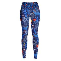 The world's most comfortable leggings are within your reach! These leggings are made from exclusive, hand-illustrated patterns, designed in NYC, made in Mexico.With four-way stretch, meaning the fabric stretches and recovers both on the cross and lengthwise grains, these leggings are incredibly comfortable. Color : BlueFabric composition : 82% Polyester, 18% ElastaneGarment care : Machine wash cold cycle, do not bleach, do not tumble dry, low heat iron, do not dry clean. Yoga Leggings, Hand Illustration, Blue Fabric, Independent Designers Fashion, Active Wear, Yoga, Leggings, Slim Fit, High Waisted