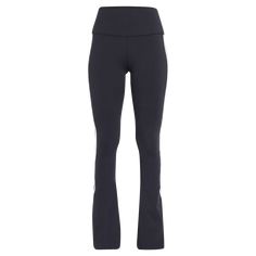 Splits59 "Raquel" supportive and opaque pants feature contrasting double-striped sides Designed in moisture-wicking, quick-drying, four-way stretch Supplex fabric High-rise waistband  Cropped at the ankle Fitted through hip; flared from knee Pull-on style  Nylon/spandex Imported Fitted Yoga Bottoms With Elastic Side Panels, Athleisure Stretch Pants With Side Stripes, Sporty Fitted Bottoms With Contrast Stripes, Fitted Training Bottoms With Elastic Side Panels, Stretch Sportswear Bottoms With Side Stripes, Fitted Activewear With Side Stripes For Sports, Stretch Sports Pants With Side Stripes, Athleisure Sports Pants With Side Stripes, Athleisure Pants With Side Stripes For Sports