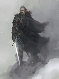 Adventurer… by ev shipard Medium Armor, Fantasy Fighter, Nordland, Ice Snow