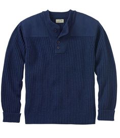 Commando Sweater, Henley Sweaters for Men | L.L.Bean Commando Sweater, Mens Fashion Sweaters, Henley Sweater, Mens Henley, Built To Last, Hunting Clothes, Sweater Men, Mens Essentials, Oxford Shirt