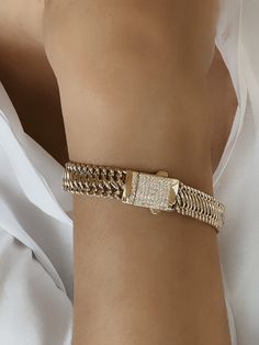 Solid Gold 585 Double Curb Chain Bracelet, Double Curb Chain 14k Real Gold Bracelet, Design Lock Bracelet,  Vienna Bracelet, 14k 585 Chain, Gift Product Detail  ✪ Handmade / Handcrafted Fine Jewelry  ✪ Gold Weight: Approx. 14.91g   ✪ Metal:  14K Solid Gold   ✪Width of each Bangles:   ✪Bracelet Length : 4-8.0 inches   ✪ Gold Color: White gold, Rose gold, Yellow gold  ✪100% 14K Real Gold. Not Filled or Plated. They are real 14k (585k) Gold! ♡ For questions or special designs, please contact us via message. We are happy to hear from our customers and always respond quickly. Comments are always valuable. 🎁 TRANSPORTATION You can put your choice in the cart, it will be in stock and shipped within 24 hours! . Deliveries are made within 3-5 days. We are not responsible for customs duties incurre Gold Bracelet Design, Real Gold Bracelet, Lock Bracelet, Gold Schmuck, Curb Chain Bracelet, Bracelet Design, Jewelry Gold, Curb Chain, Gold Yellow