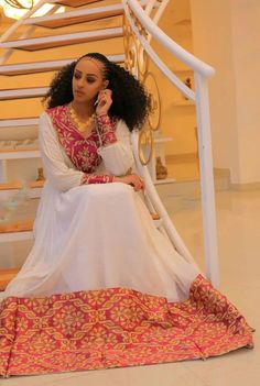 Gorgeous Habesha Kemis Colorful Ethiopian Habesha Dress Zuria Handwoven Traditional Ethiopian Dress ሀበሻ ቀሚስ ሀበሻ ልብስ Traditional Maxi Dress With Drape For Festivals, Traditional Maxi Dress For Navratri Ceremonies, Bollywood Style Maxi Dress For Traditional Ceremonies, Traditional Maxi Dress With Intricate Embroidery For Festivals, Traditional Maxi Dress With Intricate Embroidery For Ceremonies, Bohemian Maxi Dress For Ceremonial Occasions, Bohemian Ceremonial Gown With Traditional Patterns, Traditional Resham Embroidery Maxi Dress For Festivals, Ceremonial Bohemian Gown With Traditional Patterns