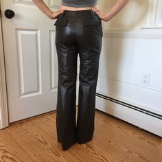 Gap Genuine Leather Pants In Brown. Very Good Condition. Gap Pants, Leather Pant, Gap, Leather Pants, Pant Jumpsuit, Genuine Leather, Pants For Women, Pants, Women Shopping