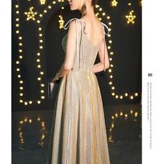 Gold Sparkle Formal Evening Gown (Elegant) Gold Ball Gown With Sweep Train, Gold Ball Gown Dress With Sweep Train, Shimmering Maxi Evening Dress, Shimmering Maxi Length Evening Dress, Gold Sleeveless Ball Gown For Party, Evening Shimmer Maxi Dress, Maxi Length Shimmer Evening Dress, Gold Sleeveless Evening Dress For Weddings, Sleeveless Champagne Evening Dress