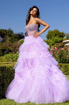 Portia & Scarlett PS25302 Lilac Pink, Dresses Quinceanera, Ball Gown Skirt