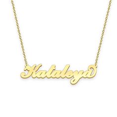 Kataleya name necklace Gold Custom Necklace, Personalized Gifts For Her 
								Add something extra special to your jewelry box with Name Necklace Official engravable necklaces.
								The Kataleya's 14k gold name necklace is best gifts for Kataleya. Name Necklace Official provides affordable engravable jewelry that won't 
								break the bank. In addition, these pieces make for very thoughtful and appreciated gifts for friends and family. 
								And whether valentine's day gifts, mother's day gifts, christmas gifts, wedding gifts, graduation gifts, birthday gifts,
								 NAME NECKLACE are all the best gift choice store. Customizable Yellow Gold Name Necklace For Anniversary, Gold Name Charm Necklace For Anniversary, Silver 14k Gold Name Necklace For Anniversary, Custom Name Yellow Gold Jewelry For Anniversary, Customizable Nameplate Necklace For Anniversary, Personalized Nameplate Necklace For Anniversary, Classic Personalized Nameplate Jewelry, Classic Name Necklace For Mother's Day Anniversary, Gold Charm Necklace With Custom Name For Anniversary