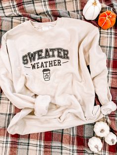 Sand colored sweater weather sweatshirt- made to order. Adult unisex sizes Sweater Weather Wallpaper That Says Sweater Waether, Everyday Fall Sweatshirt, Cotton Cozy Fit Sweater For Loungewear, Cozy Cotton Sweater For Loungewear, Everyday Long Sleeve Sweatshirt For Fall, Soft-washed Fall Sweater For Everyday, Comfortable Crew Neck Sweater For Fall, Fall Everyday Cotton Sweatshirt, Comfortable Crew Neck Fall Sweater