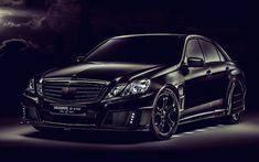 Brabus E V12, 4k, tuning 2009 cars, W212, 2009 Mercedes-Benz E-Class, Brabus, german cars, Mercedes